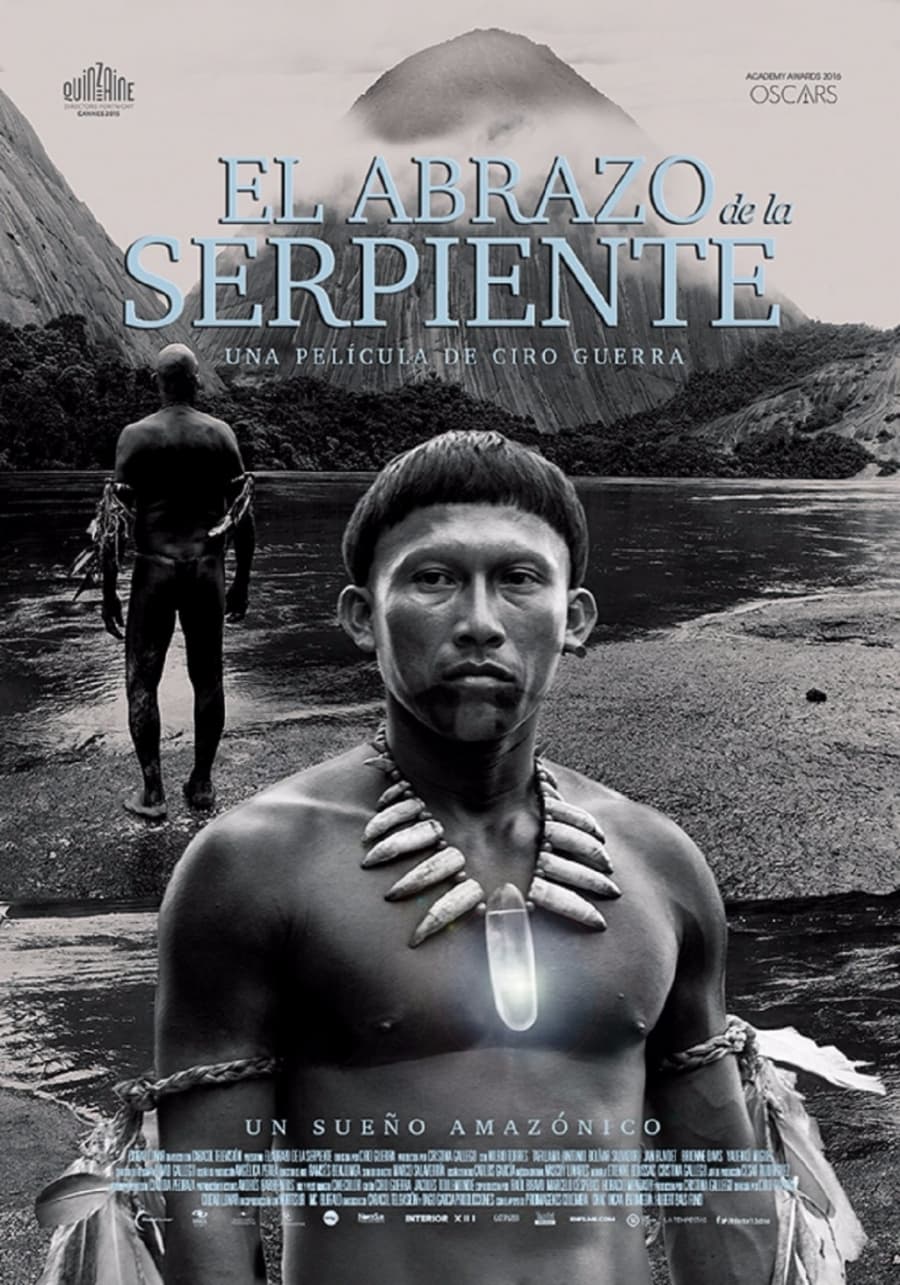 El abrazo de la serpiente(2015), Colombia, Venezuela, ArgentinaDirector: Ciro GuerraReparto: Nilbio Torres, Jan Bijvoet, Antonio BolivarUn choque de civilizaciones, tradiciones y creencias contada a través de la relación entre un chamán indígena del amazonas, el último superviviente de su tribu, y dos científicos que investigan la zona en búsqueda de una planta con propiedades curativas. La historia está inspirada en los diarios que escribieron los científicos durante su experiencia en Colombia. "Un inmaculado retrato de inescrutable soledad y superviviente de la devastadora culpa que viene a ser el último de su especie", escribió la crítica de Indiewire.