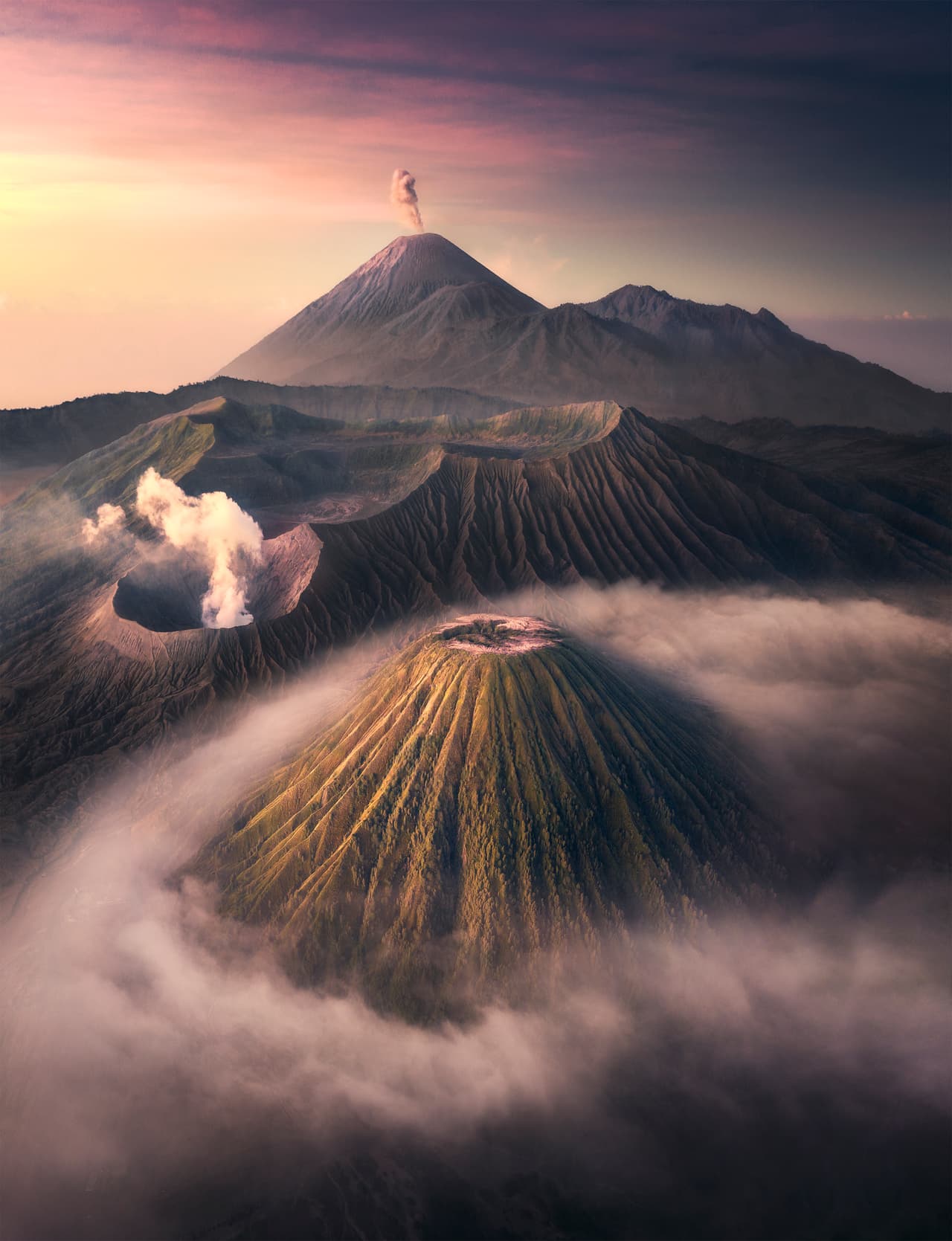Parque Nacional Volcán Bromo, Indonesia.
<br>