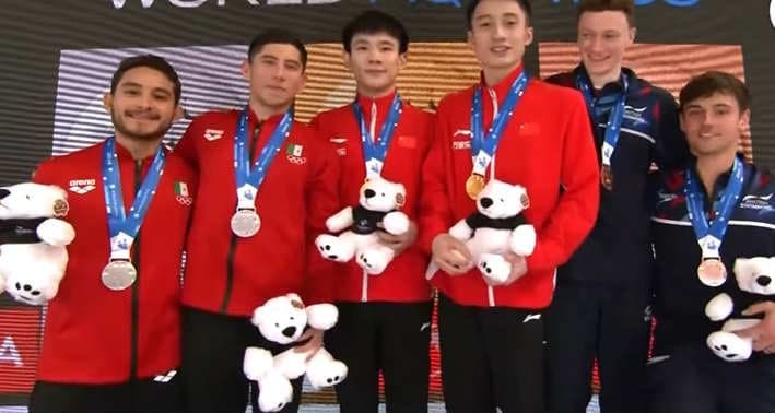 Randal Willars brilla en el Mundial de Clavados con dos medallas