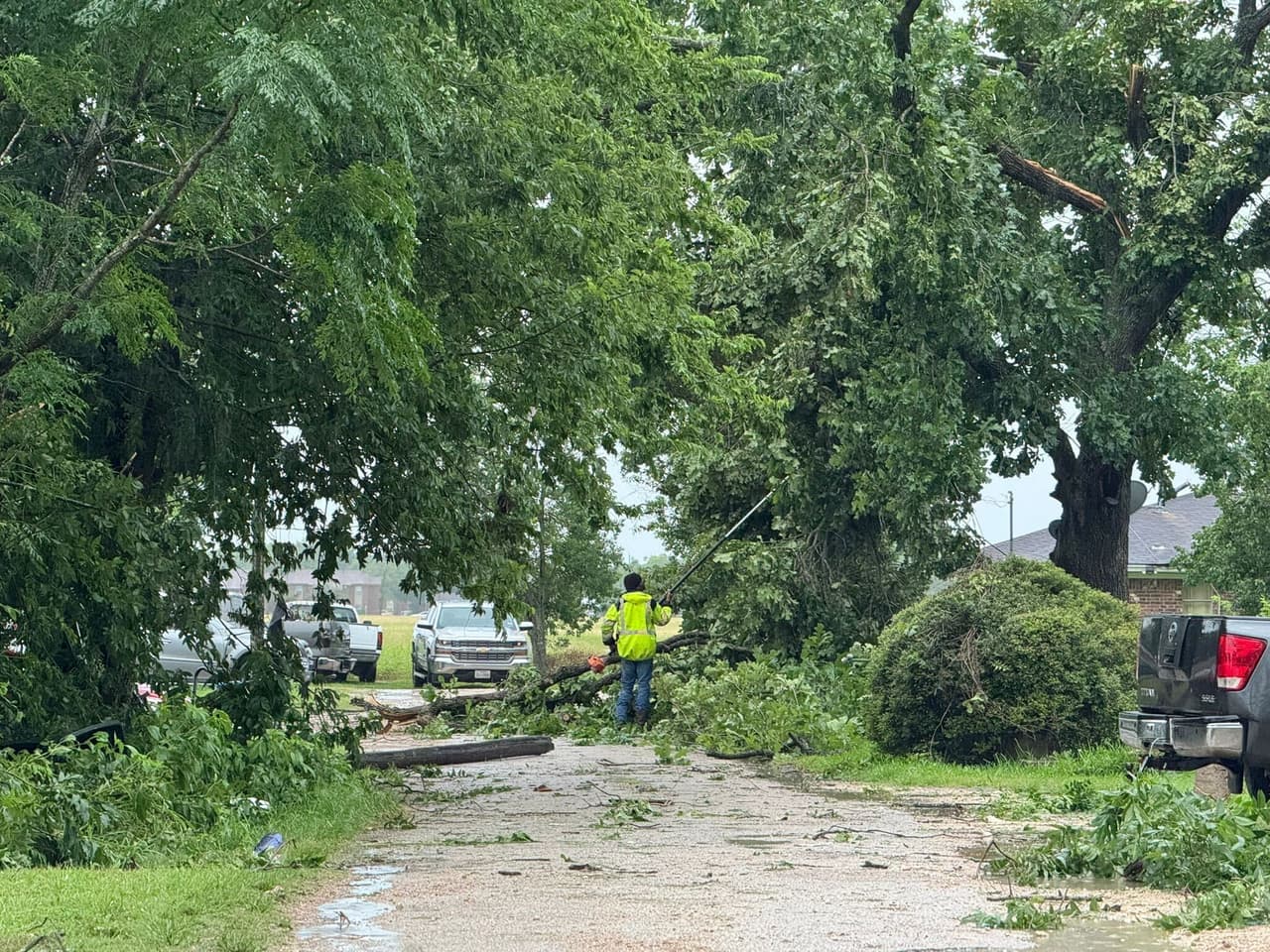 <b>El resto de los daños se registraron en remolques, cocheras y árboles.</b>