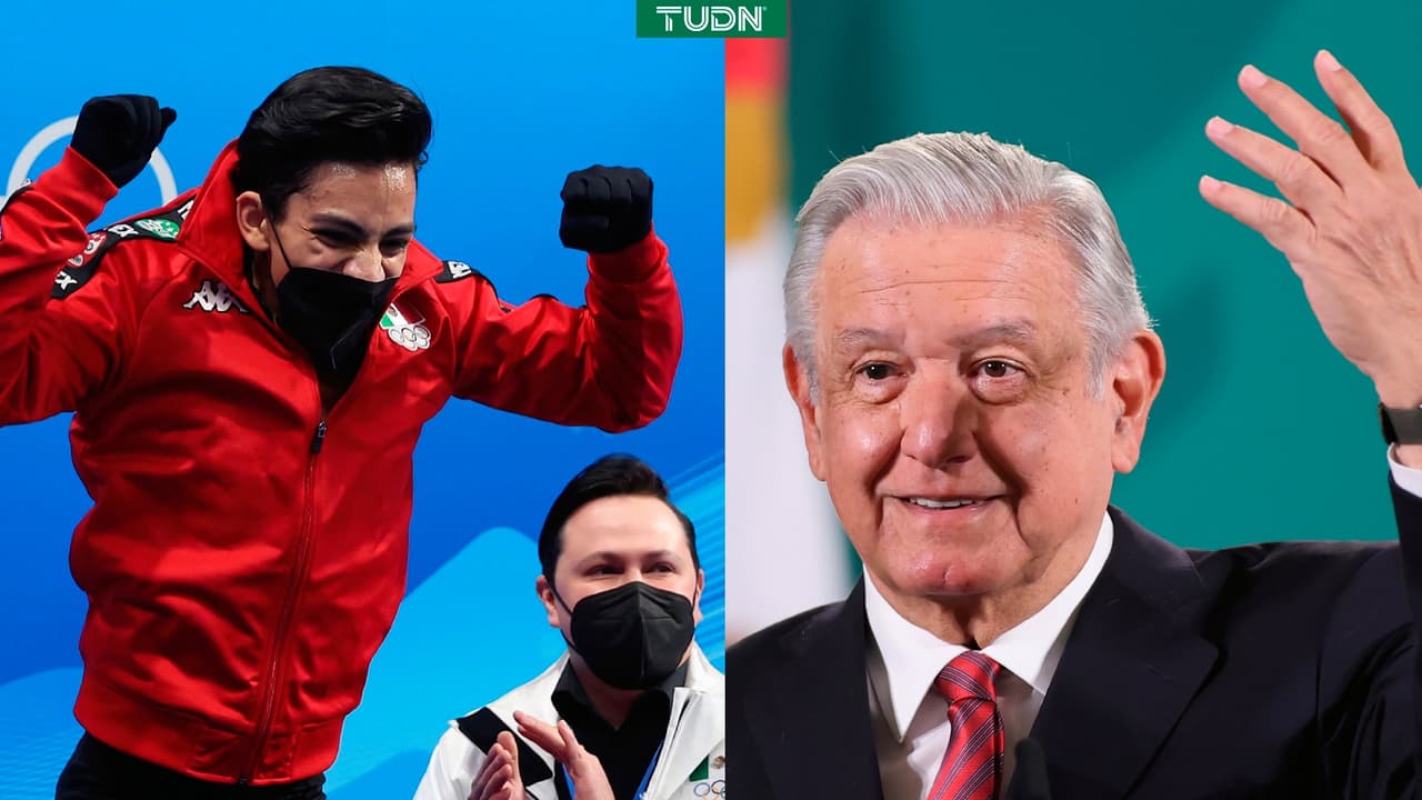 AMLO felicita a Donovan Carrillo: “Lo hecho en Beijing 2022 es algo inédito”