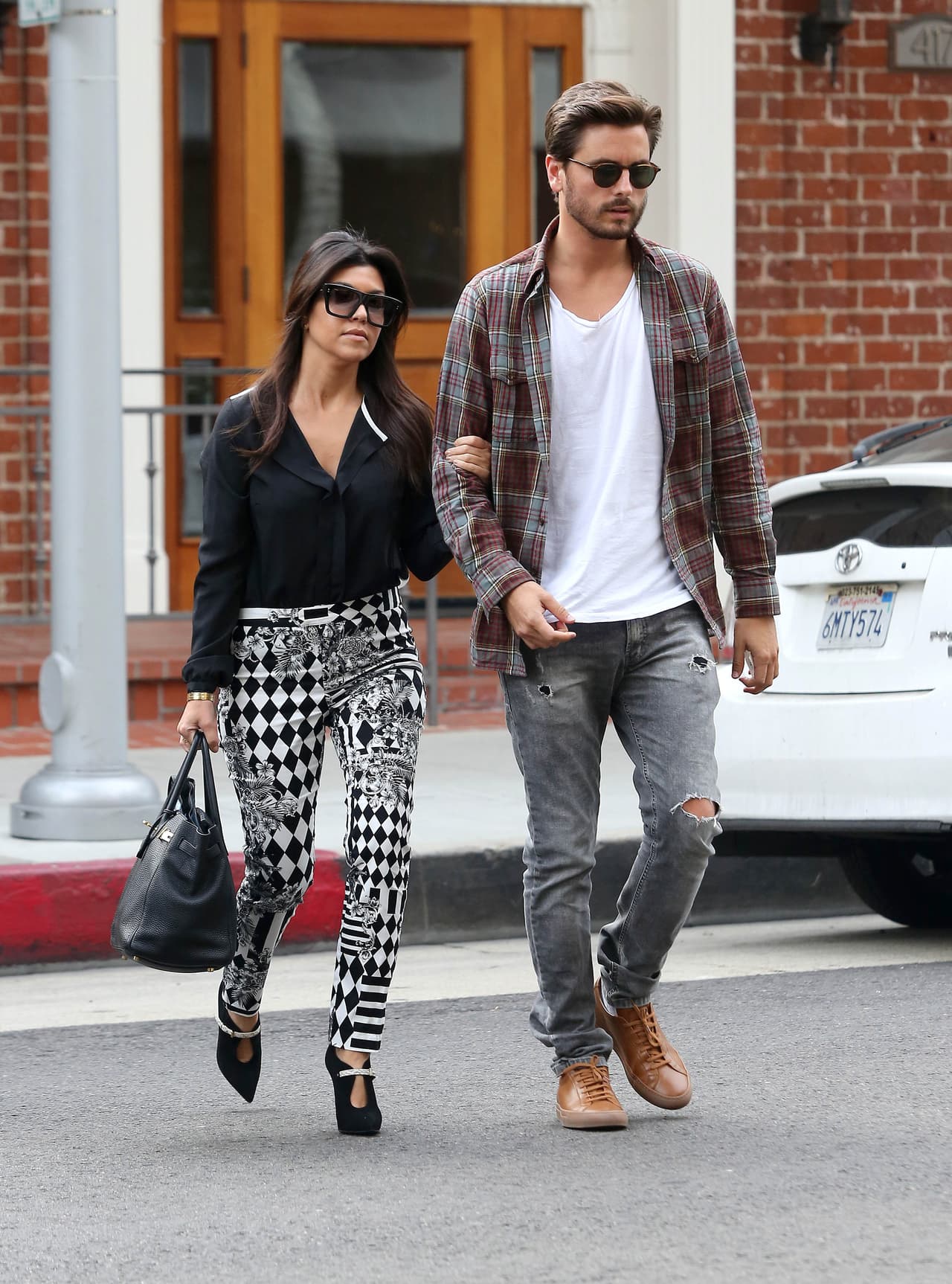Scott Disick acompañó a Kourtney Kardashian a una cena en recuerdo de su padre