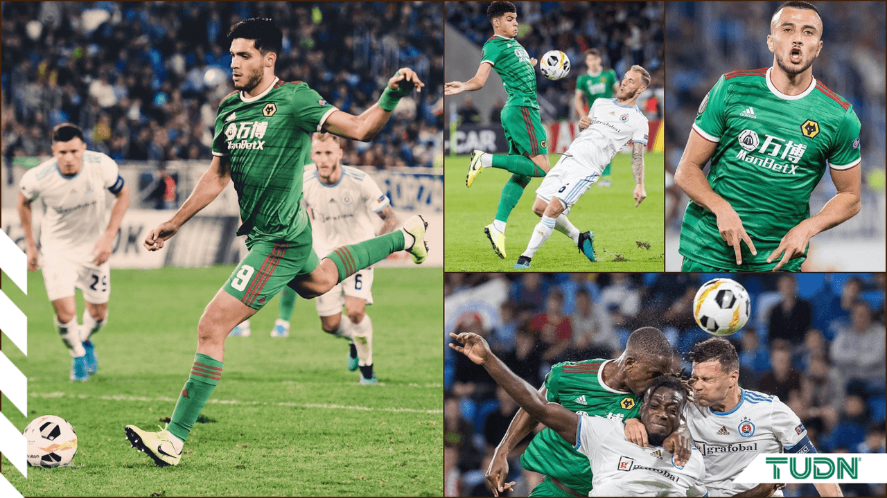 Wolverhampton se impone al Slovan Bratislava con goles de Romain Saiss y Raúl Jiménez, que dejan el marcador 2-1.