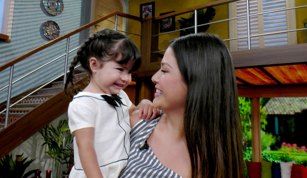 Ana Patricia estaba feliz de tener a su princesa en su segunda casa.