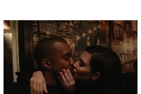 Las fotos más románticas de Kim y Kanye en la red.