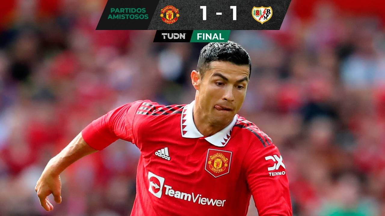Cristiano Ronaldo reaparece con Manchester United en empate contra Rayo Vallecano