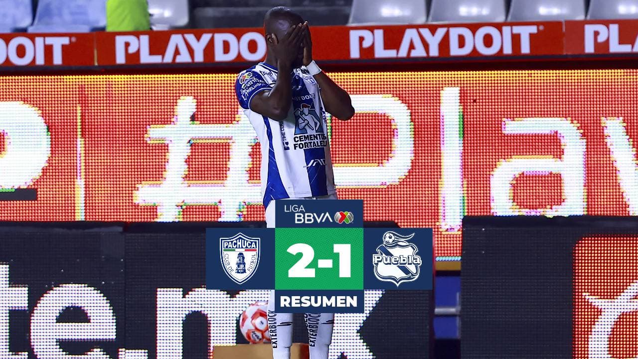 ¡Pachuca deja los goles para el final del partido!