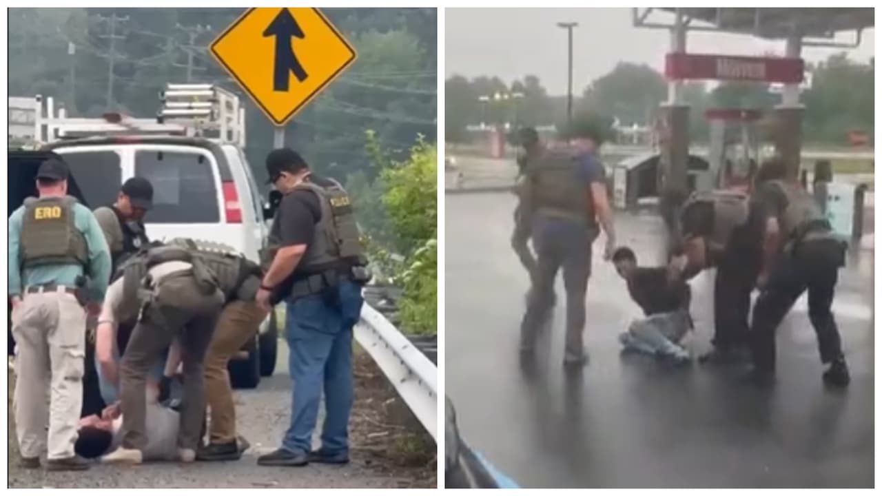 Arrestos tras operativos migratorios en el DMV; inmigrantes fueron sometidos en el piso