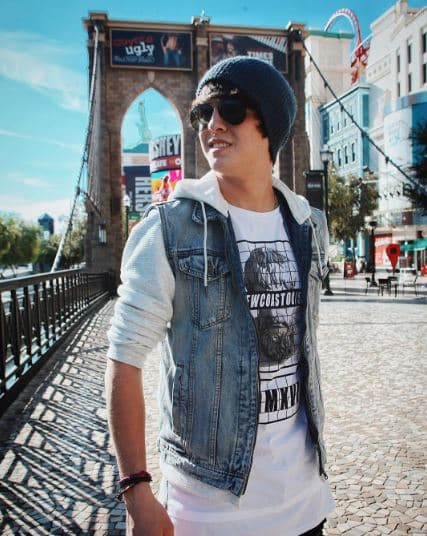 "Qué lindo día", escribió Christopher en sus redes sociales.