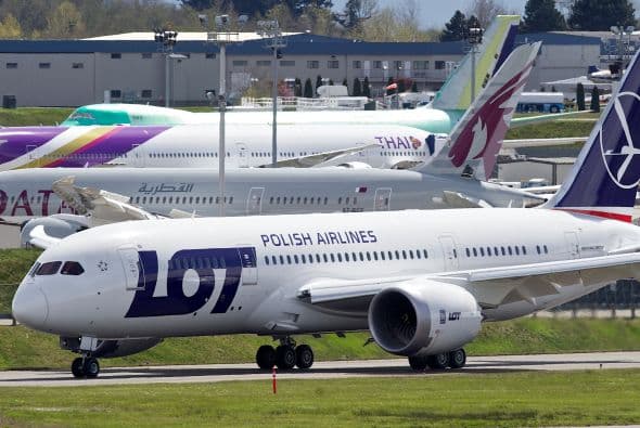 47- La aerolínea polaca LOT padeció 34 siniestros en los que murieron 426 personas. Foto: LOT.