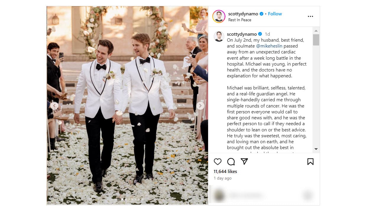 La boda de Mike Heslin y Scott Dynamo.