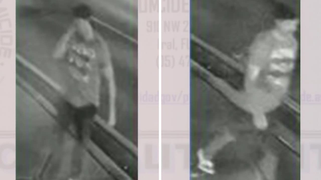 Revelan imágenes de sospechoso de atropellar mortalmente a un hombre en la calle 8 