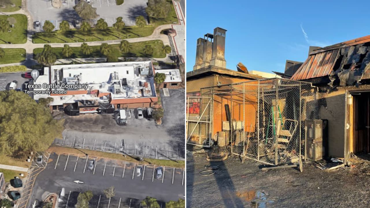 Se incendió un restaurante de carnes en Lakeland