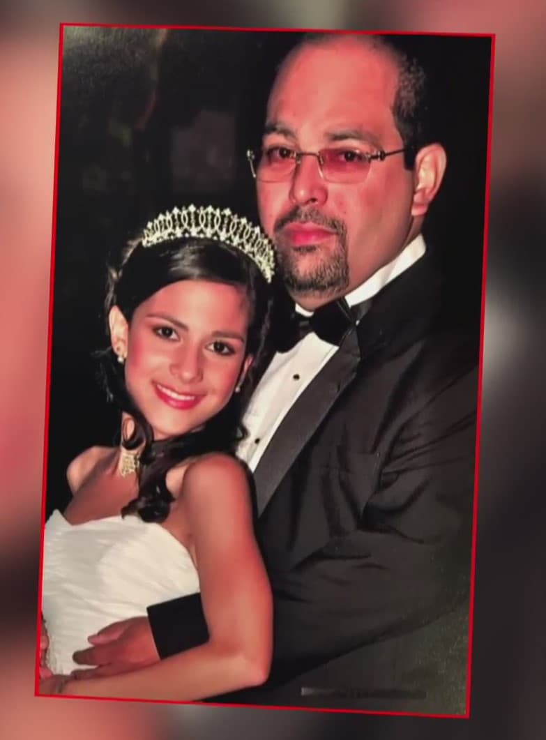 Desde pequeña fue muy unida a su papá. Él es el hombre más cariñoso que conoce.