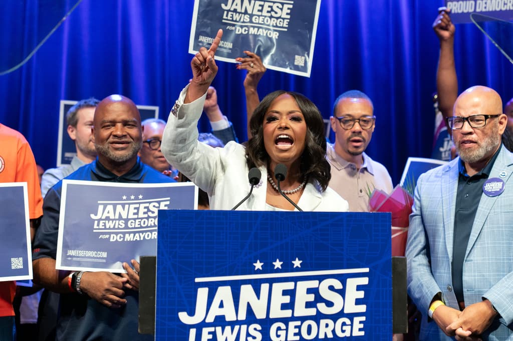 Primarias en Washington DC:  Janeese Lewis George se perfila como la aspirante demócrata a la alcaldía