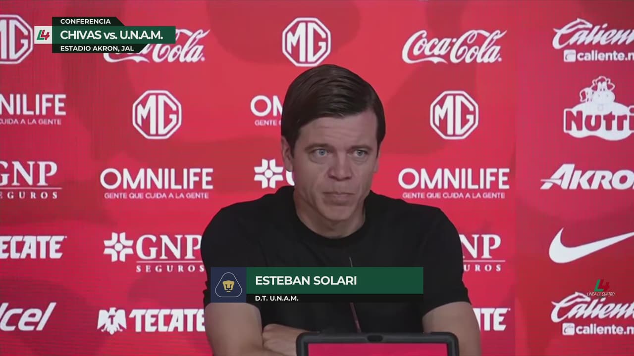 Esteban Solari tras goleada que recibió Pumas: “No hay excusas”