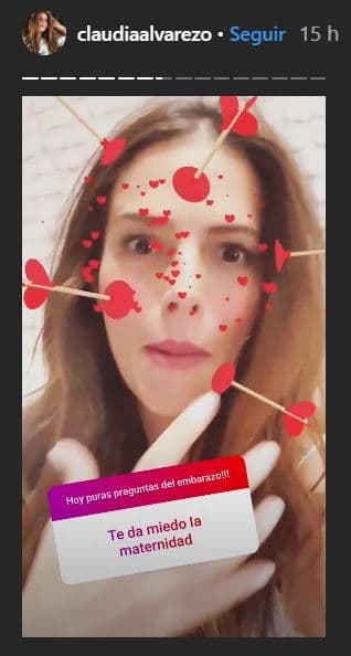 En este contexto, Álvarez aseguró: "No, no me da miedo la maternidad. Me da muchísima curiosidad de ver cómo voy a ser yo: si voy a ser una mamá aprensiva o mucho más 'light'".