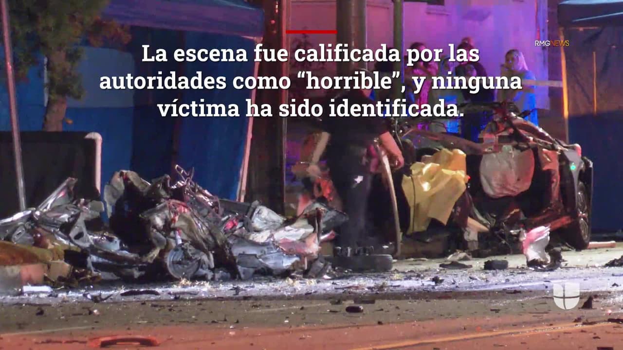 Tres muertos y un herido grave tras choque presuntamente causado por carreras callejeras