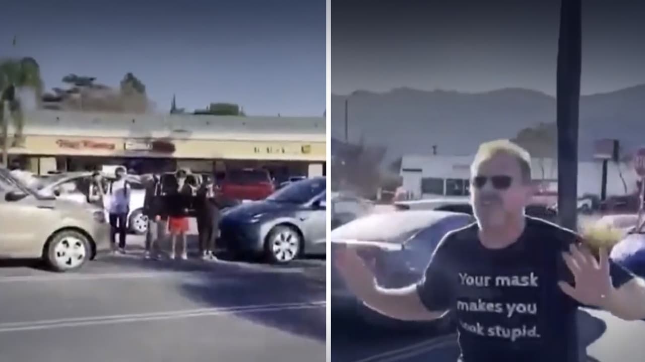 "Tu mascarilla te hace ver estúpido": video muestra a hombre que insulta a estudiantes en California por protegerse de coronavirus