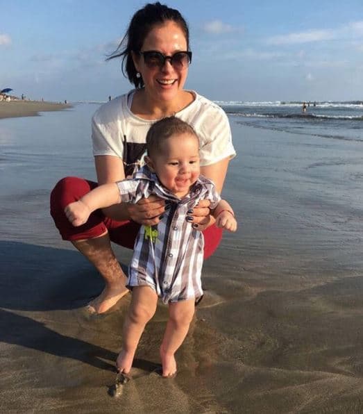 A pesar de tener una agenda complicada por compromisos de trabajo, la actriz encuentra espacio para pasar tiempo de calidad con su hijo.