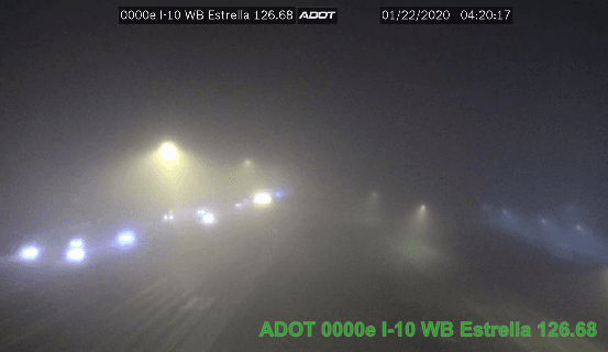 “Continúe con precaución y demore el viaje si la visibilidad es demasiado baja” publicó el departamento de transporte publicó de Arizona. 
<br>