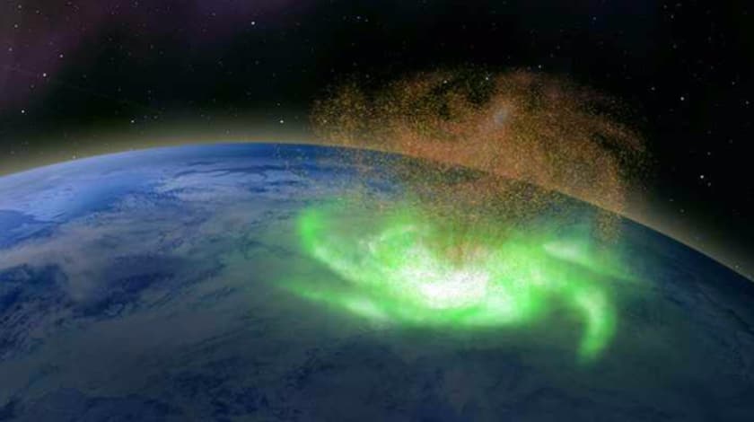 Los 'huracanes espaciales' existen y han sido captados flotando por primera vez sobre la Tierra