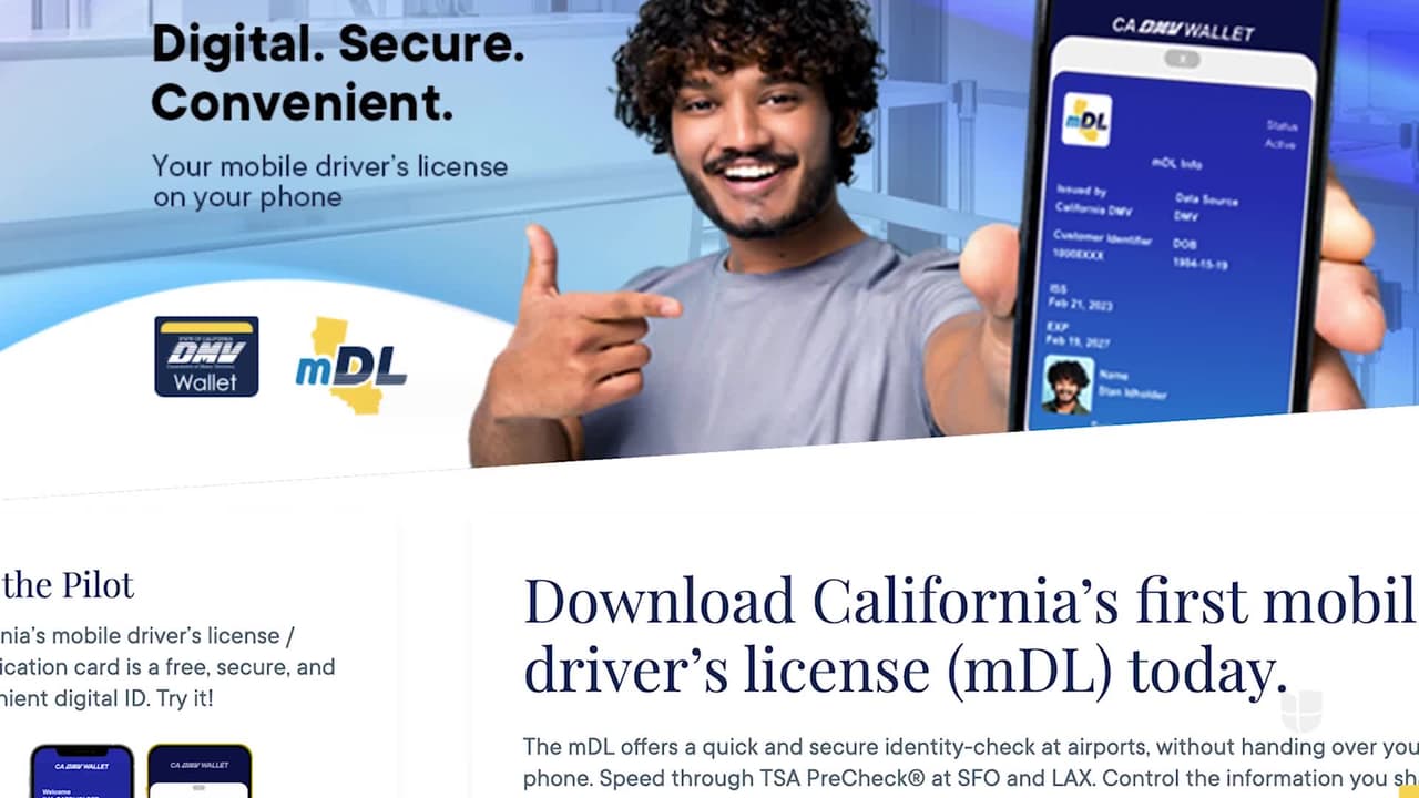 Ya 1.5 millones de californianos pueden llevar su licencia de conducir en su teléfono. Aquí te enseñamos cómo descargar la tuya en tu billetera digital y te decimos dónde podrías usarla.