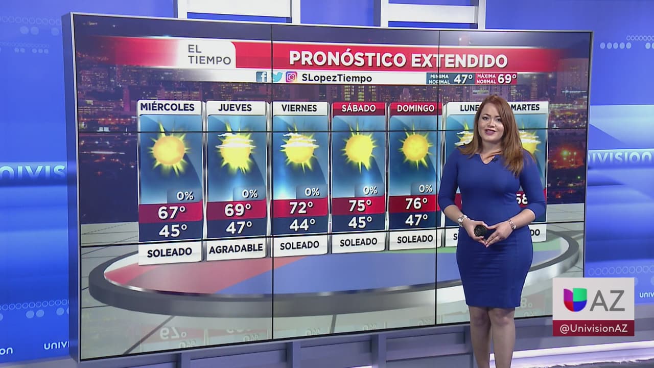 Cielos despejados y soleados en Arizona