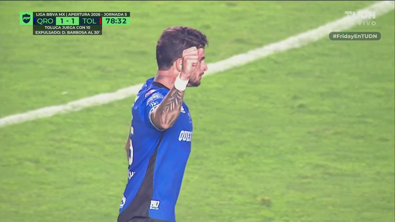 ¡Canta el Gallo en la Corregidora! Cabezazo de Homenchenko lo empata a un gol