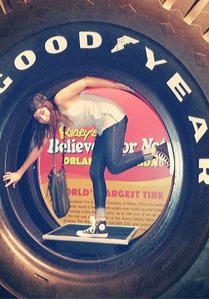 "This is going to be a #GOODYEAR", compartió Alejandra con todos sus seguidores.