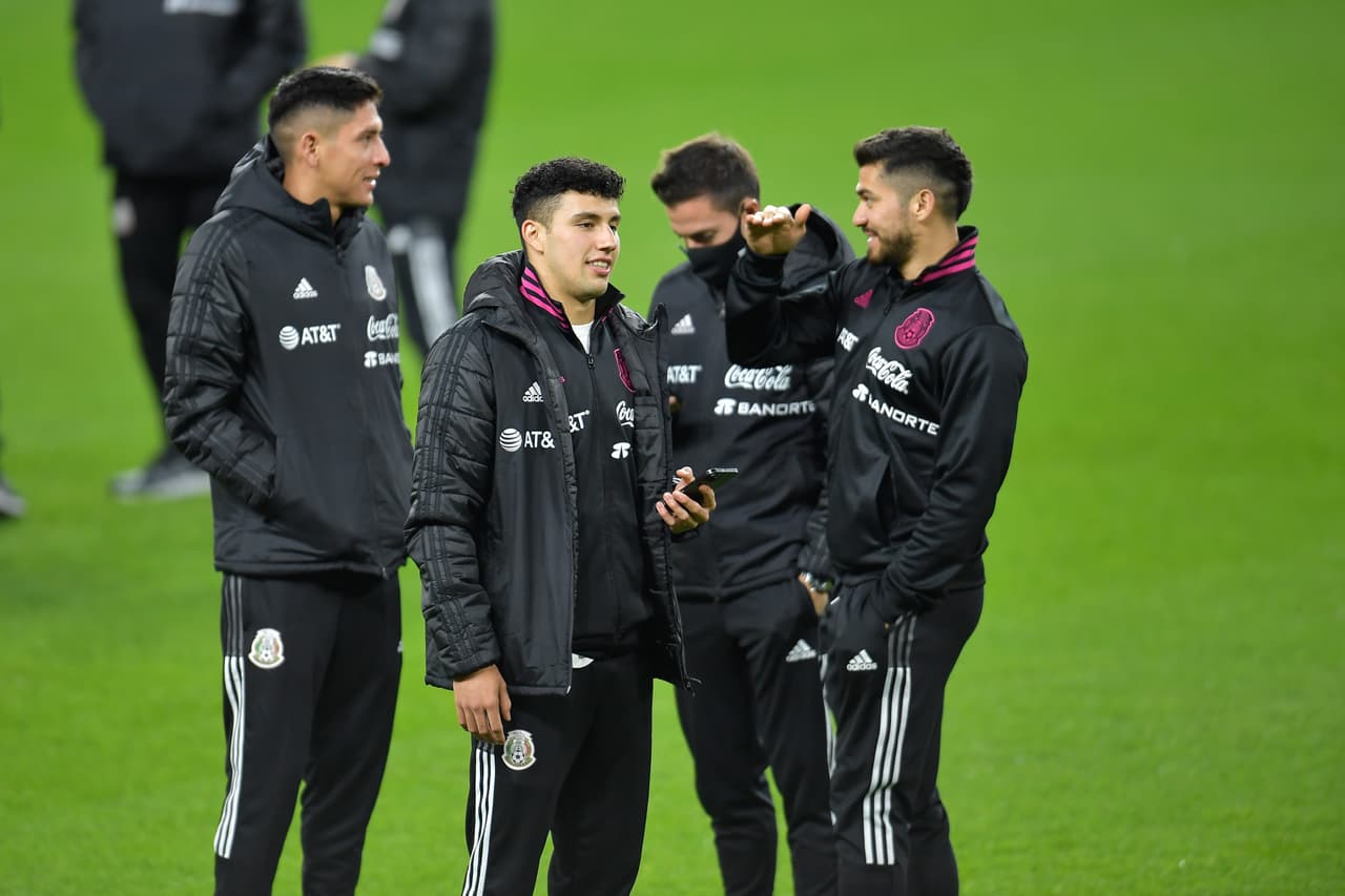 La selección mexicana se mostró lista y enfocada durante el reconociemineto del terreno de juego en Cincimnati.
