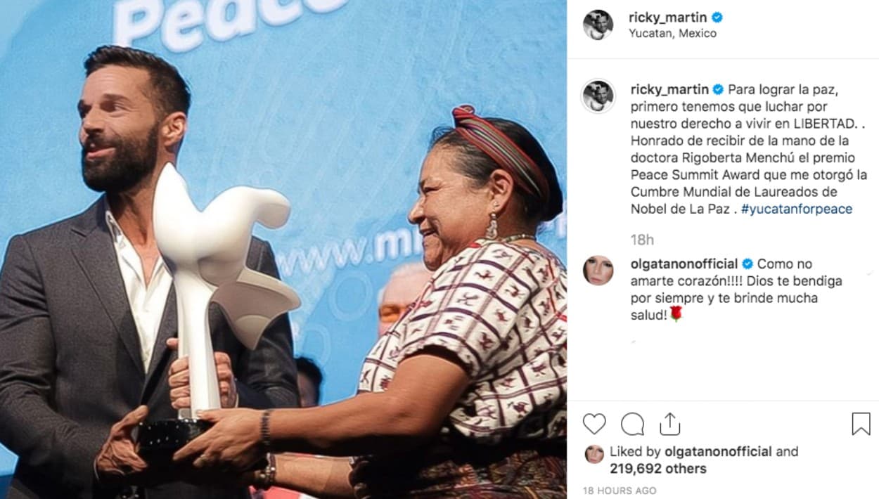 Conmovido, compartió el reconocimiento con las miles de personas "que me acompañan alrededor del mundo, quienes entregan su vida a la lucha por los derechos humanos y 
<b>abogan por las víctimas de toda esclavitud moderna</b>".