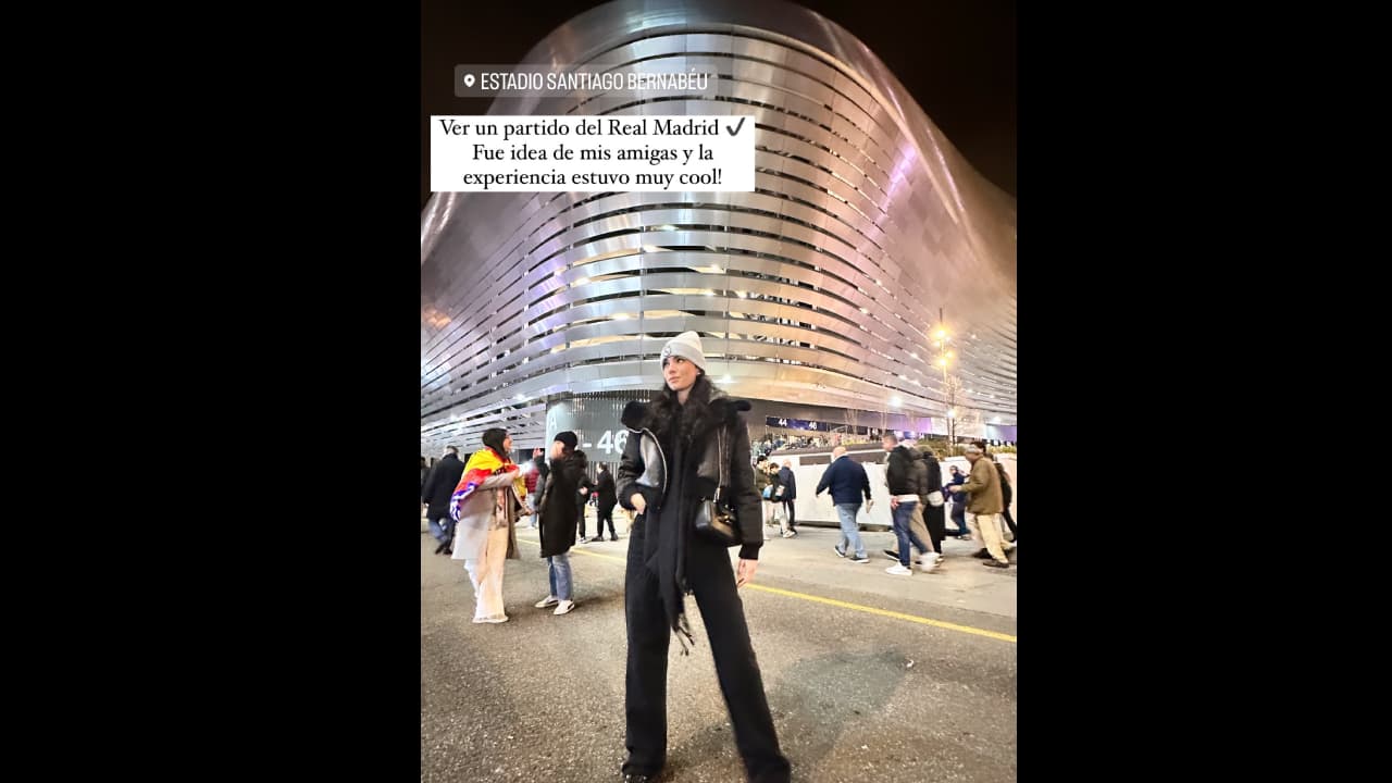 Paulina Burrola está en Madrid y así lo presumió