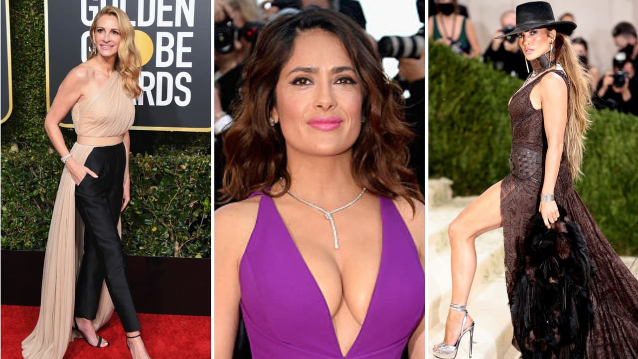 Salma Hayek y otras famosas mayores de 50 que conquistan las red carpet con su elegancia