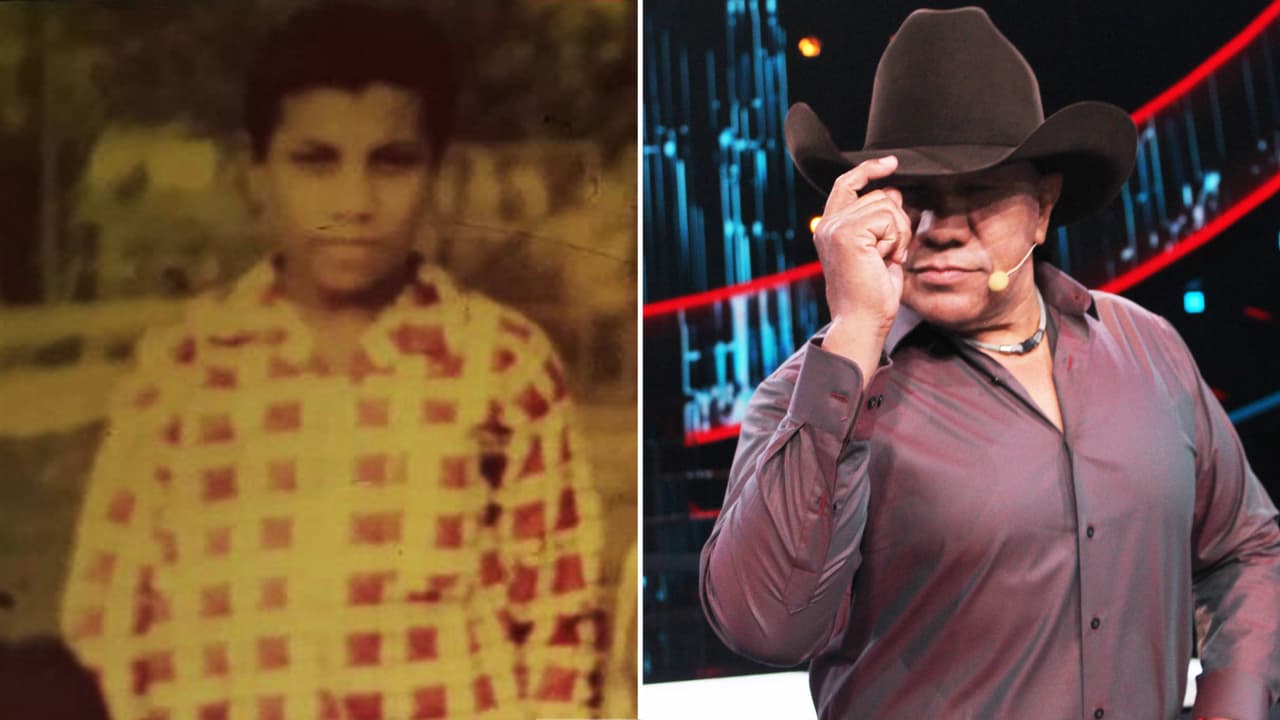 Desde pequeño, Lupe Esparza tenía ya ese 'look' de artista.