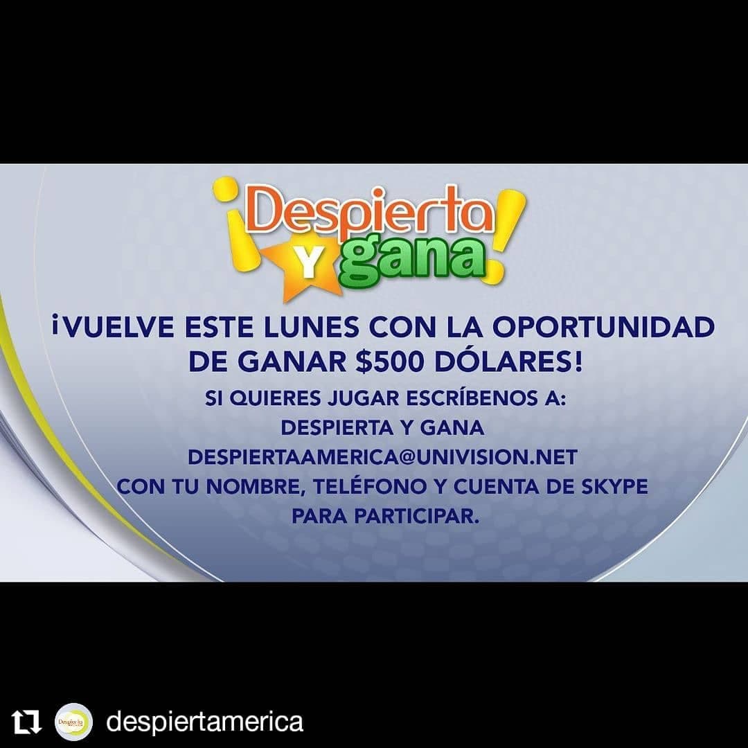 Esta semana volvió Despierta y Gana, la oportunidad de ganar 500 dólares demostrando qué tanto nos conoces.