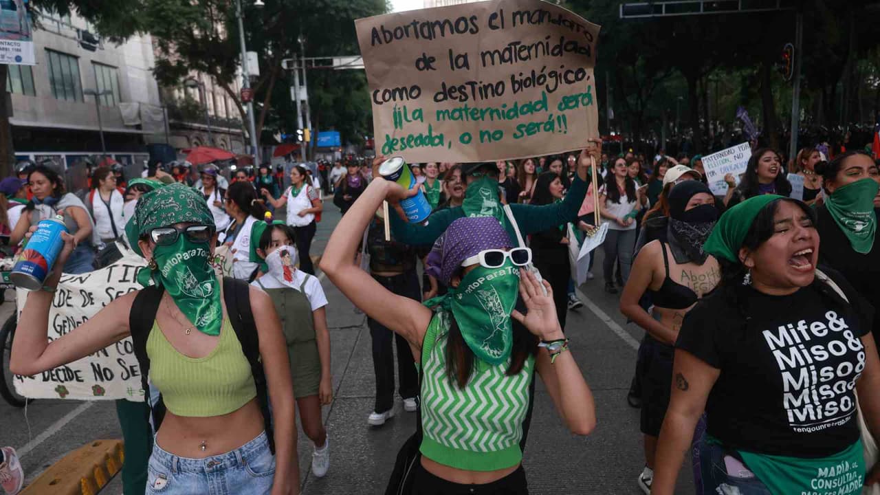 Marchas en México a favor del aborto seguro: “Luchamos por las mujeres que quieren decidir sobre sus cuerpos”