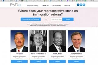 Push4reform fue creada por tres dreamers y fue seleccionada en el hackathon organizado en noviembre por un grupo de activistas a favor de la reforma migratoria.