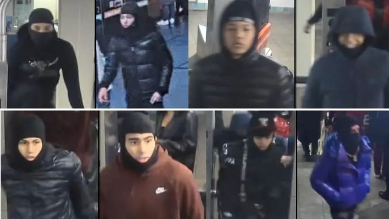 Estas son las nuevas fotografías compartidas por NYPD este fin de semana muestran a ocho sospechosos.