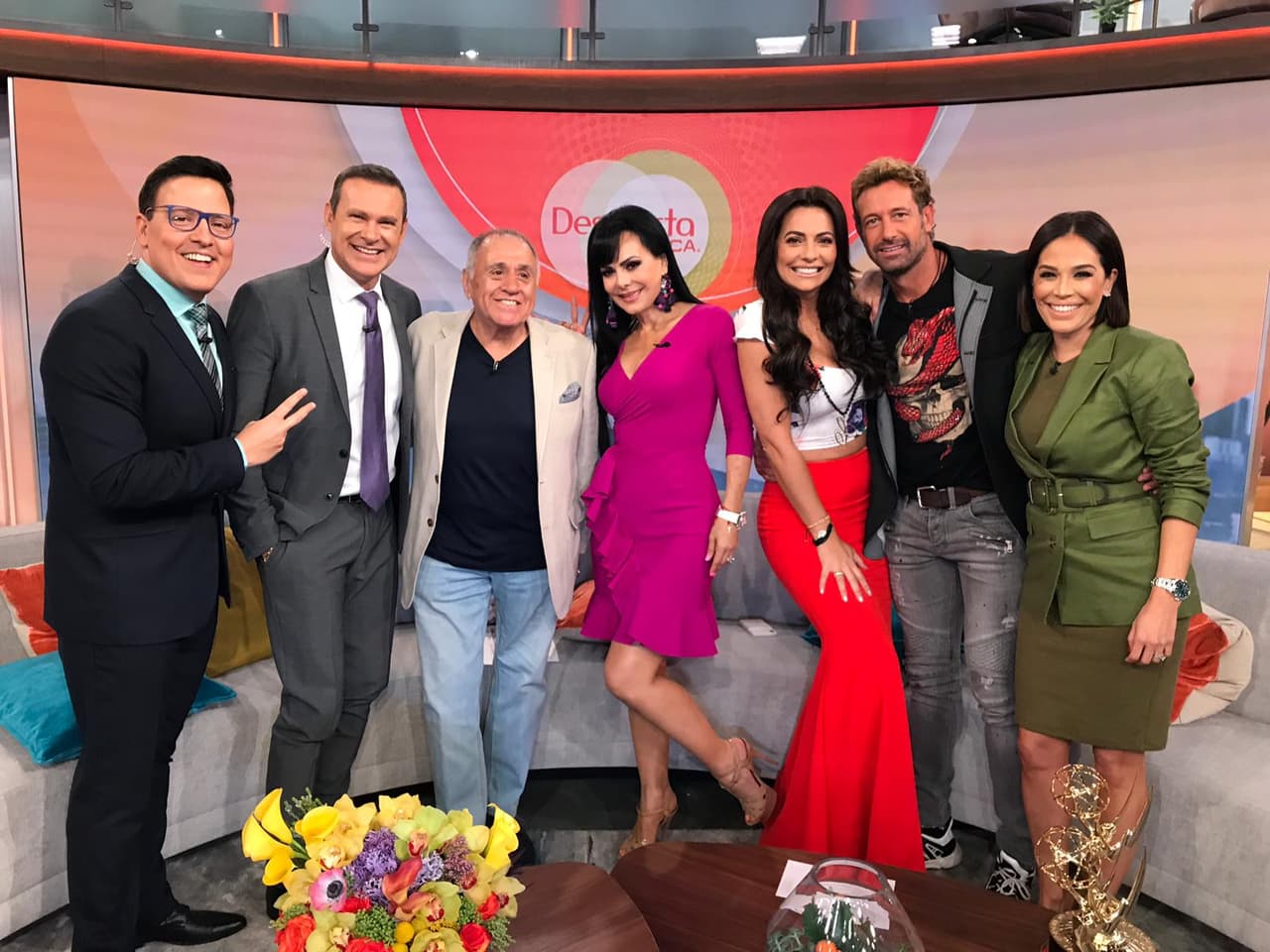 El elenco de la obra de comedia que pronto llegará a varias ciudades estadounidenses disfrutaron de los hospitalidad de Despierta América y se divirtieron con las ocurrencias del equipo.