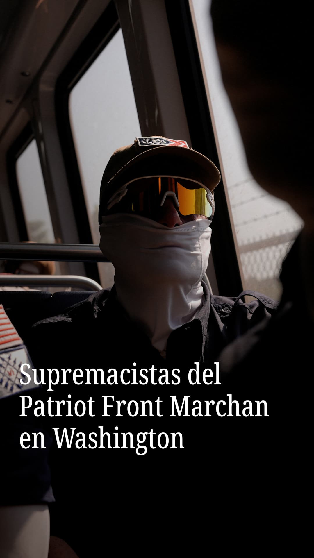 Supremacistas del Patriot Front marchan en Washington D.C.