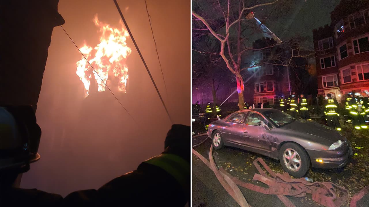 El fuego comenzó cerca de las 4:30 a.m. Poco antes de las 6 a.m. los Bomberos elevaron el nivel de la alarma.