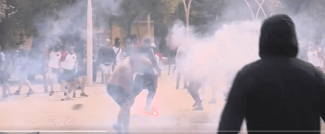 La violencia se hace presente previo a la Final de la Copa del Rey entre Athletic y Mallorca