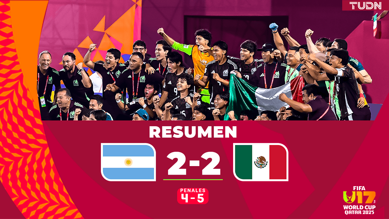 México, en penales, logra la hazaña y elimina a Argentina del Mundial Sub-17