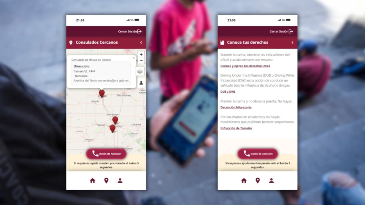 <h3 class="cms-H3-H3"><b>Derechos legales siempre disponibles</b> </h3>
<br>Ofrece una sección llamada "Tus derechos siempre contigo", con 
<b>información clara sobre los derechos de los migrantes </b>frente a las autoridades