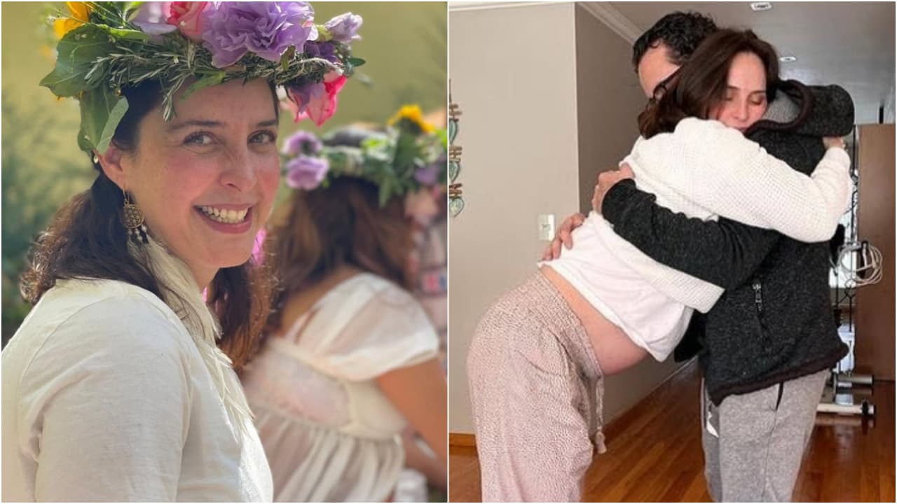 Irán Castillo anuncia el nacimiento de su hijo con una "poderosa" foto de una placenta