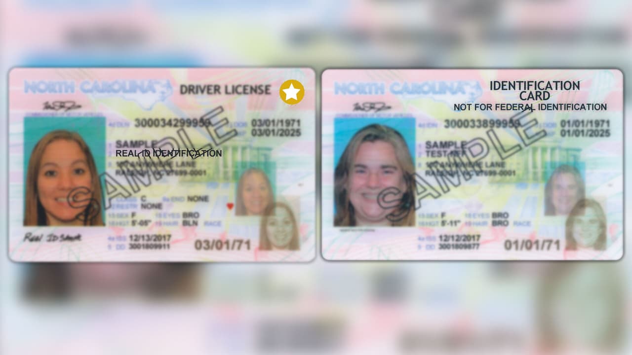 "No esperen hasta la fecha límite": requisitos y otras claves de la licencia REAL ID en Carolina del Norte