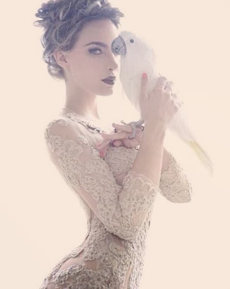 Tiene el porte de una súper modelo.