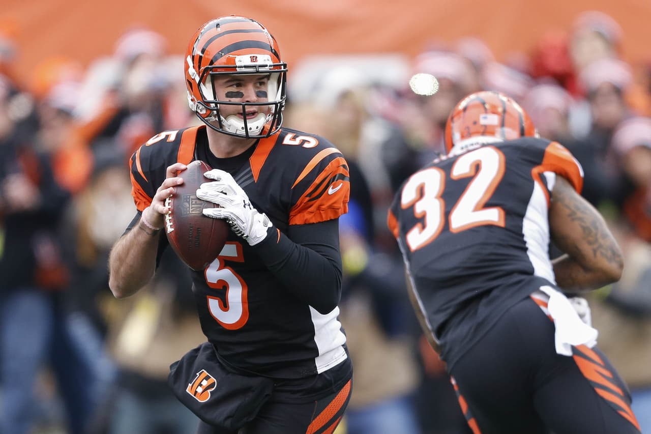 A.J. McCarron será QB titular de los Cincinnati Bengals contra Pittsburgh