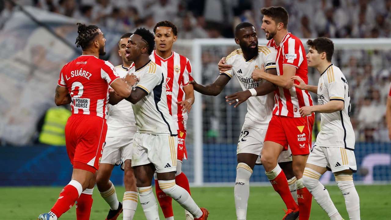 Almería explota contra el arbitraje y Real Madrid: "Nos robaron el partido"